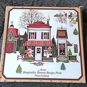 Avon Hospitality Sweets Recipe Plates